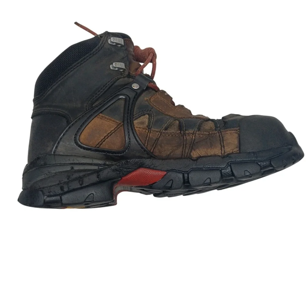 TIMBERLAND Hyperion #90646 Work‎ Boots 7W Alloy Toe Vibram Sole PRE-OWNED